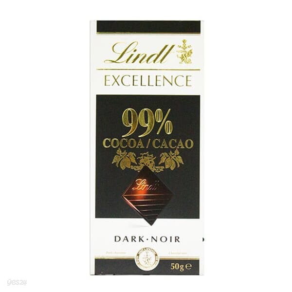 [글로벌푸드]린트 린도르 엑셀런스 99% 다크초콜릿 50g