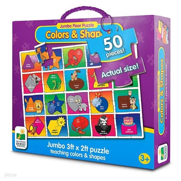 [러닝저니] 점보퍼즐-색깔모양50피스