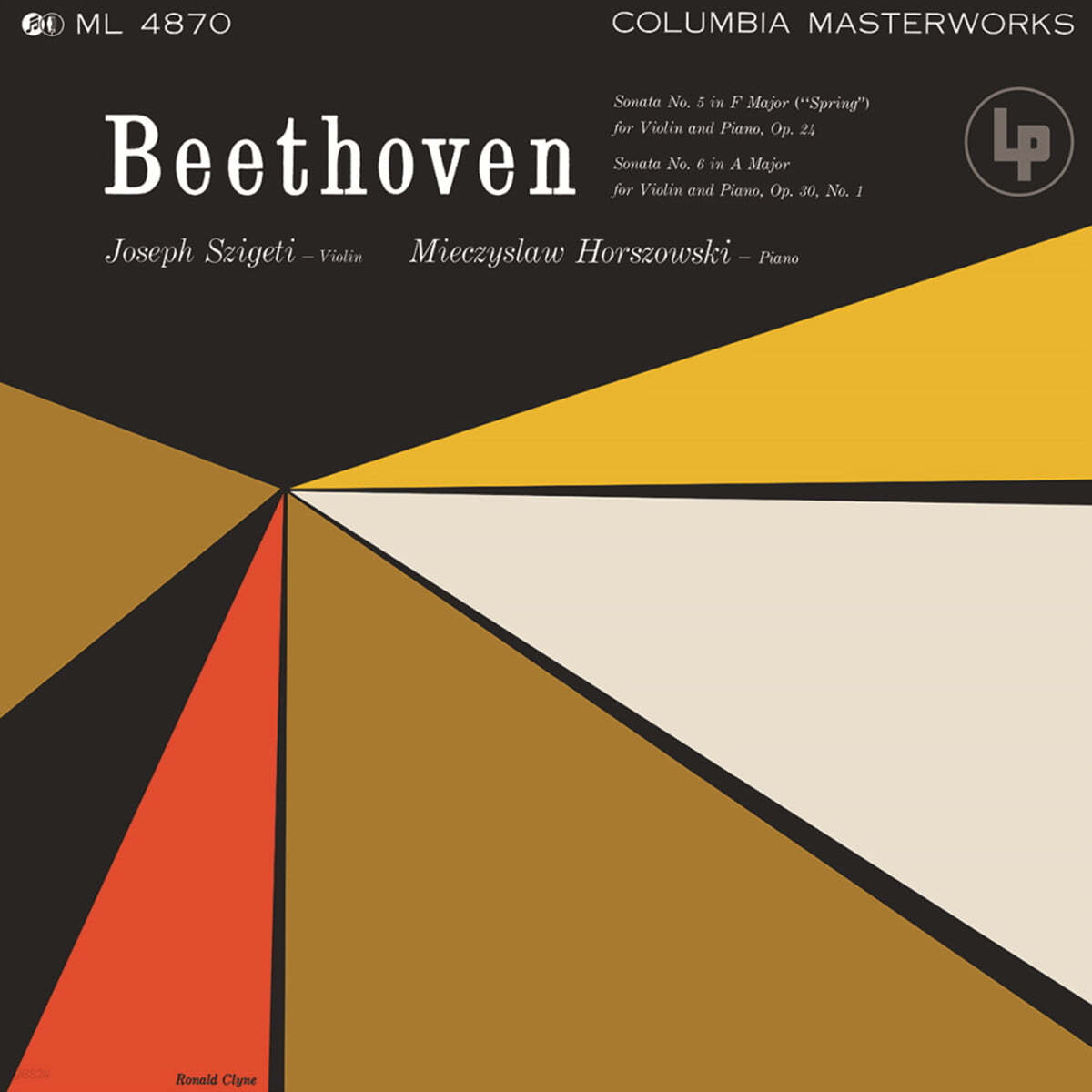 Joseph Szigeti 베토벤: 바이올린 소나타 5번 '봄', 6번 - 요제프 시게티 (Beethoven: Violin Sonatas Op.24 'Spring', Op.30 No.1) [LP]
