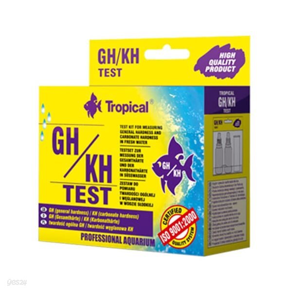 트로피칼 본사-GH/KH TEST 일반경도 탄산경도 측정
