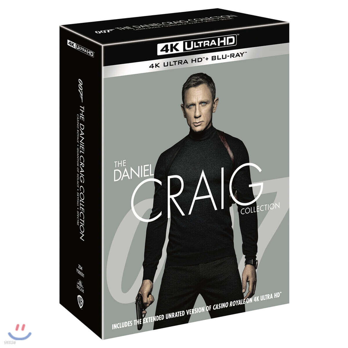 다니엘 크레이그 4-Movie 콜렉션 (8Disc, 4K UHD) : 블루레이