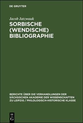 Sorbische (Wendische) Bibliographie