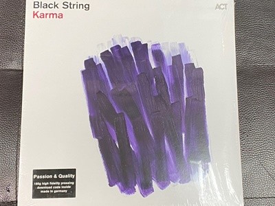[LP] 블랙 스트링 - Black String - Karma LP [미개봉] [독일반]