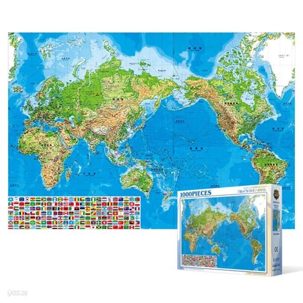 1000피스 직소퍼즐 - 세계 지도 6