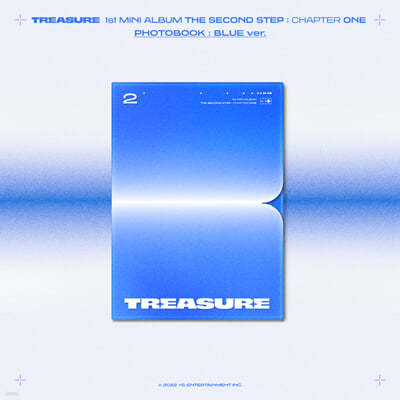 TREASURE (Ʈ) - TREASURE 1st MINI ALBUM [THE SECOND STEP : CHAPTER ONE] (PHOTOBOOK ver.) [BLUE ver.]