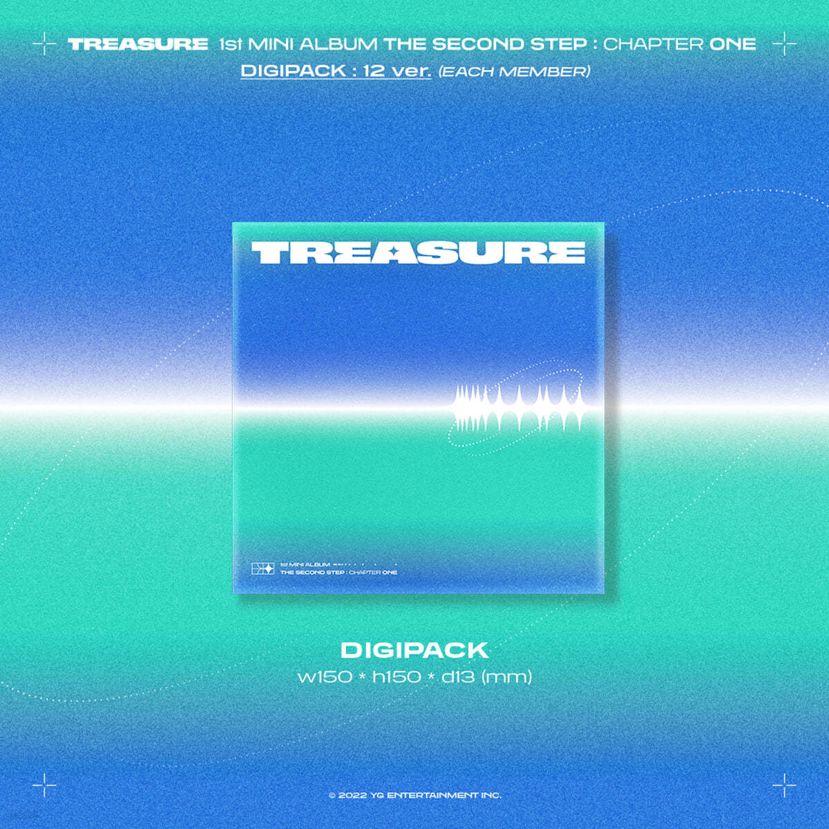 TREASURE (트레저) - TREASURE 1st MINI ALBUM [THE SECOND STEP : CHAPTER ONE] [DIGIPACK ver.] [JIHOON]