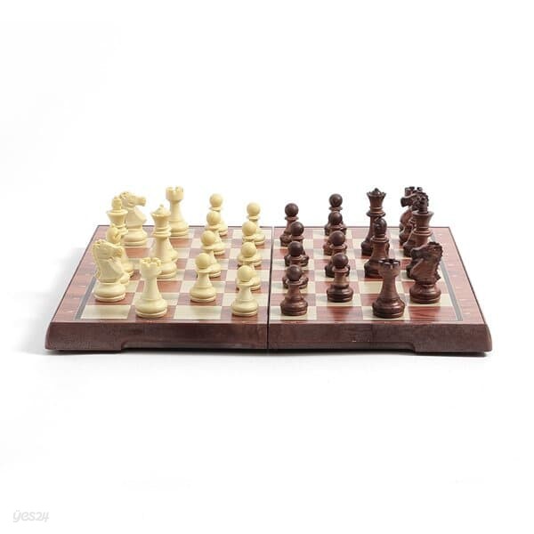 앤티크 접이식 자석 체스 휴대용 가족게임