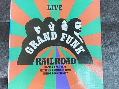 [LP] 그랜드 펑크 레일로드 - Grand Funk Railroad - Live 2Lps [한소리 - 라이센스반]