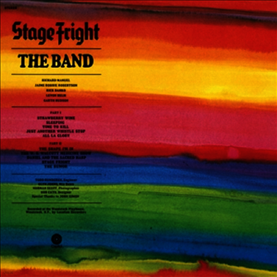 Band — Stage Fright (50th Anniversary Edition)(Remastered) 앨범 커버