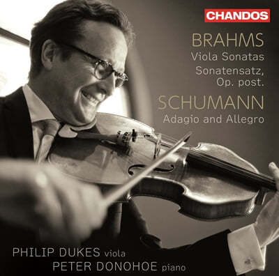 Philip Dukes / Peter Donohoe  / : ҳŸ [ö, ǾƳ  ] (Brahms: Sonatas Op.120 Nos. 1, 2 / Schumann: Sonata Op.70)