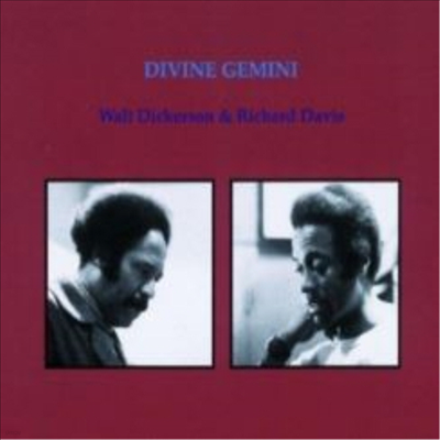 Walt Dickerson & Richard Davis — Divine Gemini 앨범 커버