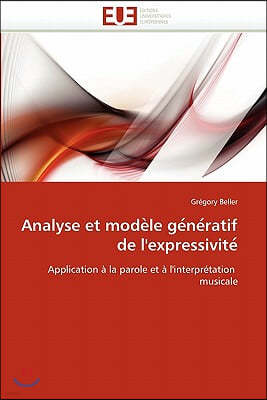 Analyse et mode le ge ne ratif de l''expressivite