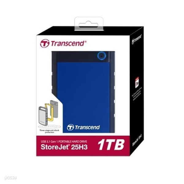 [Transcend] 충격방지용 외장하드 트랜센드 StoreJet 1TB