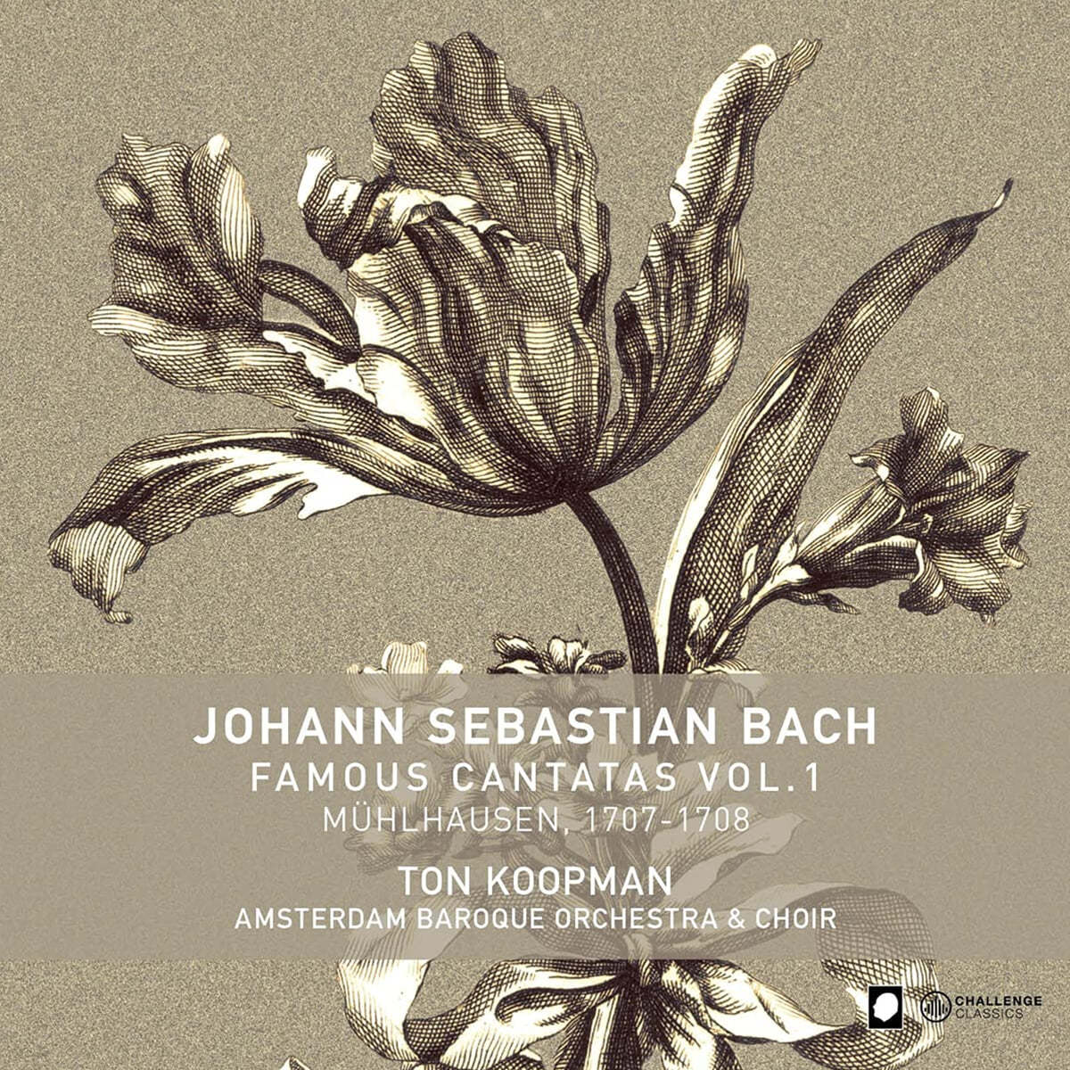 Ton Koopman 바흐: 걸작 칸타타 1집 - 뮐하우젠 시대 (Bach: Famous Cantatas Vol. 1 - Muhlhausen 1707-1708)