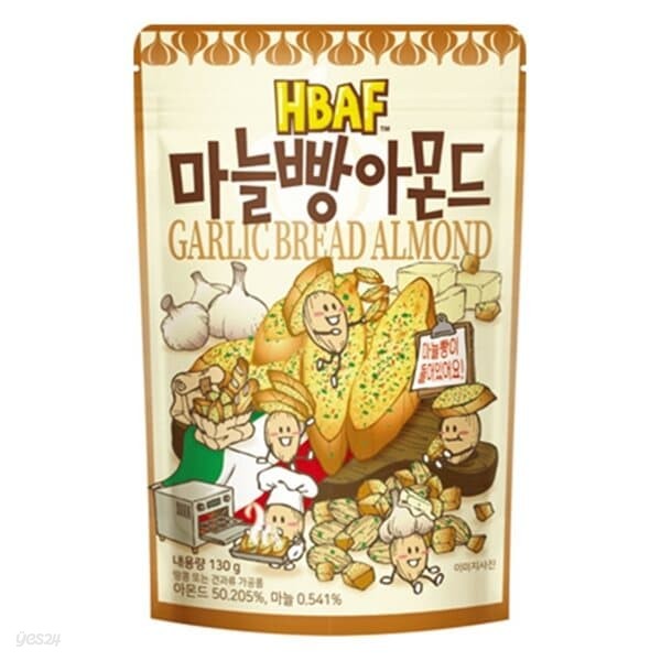 길림)바프아몬드(마늘빵.130g)