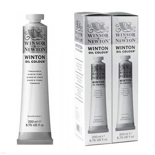 [شư]  Ʈ (WINTON TWIN PACK) ȭ Titanium White 200ml