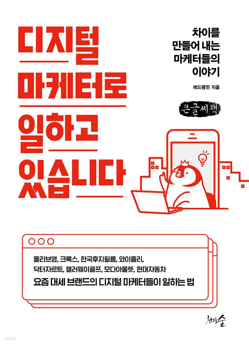 디지털 마케터로 일하고 있습니다 (큰글씨책)