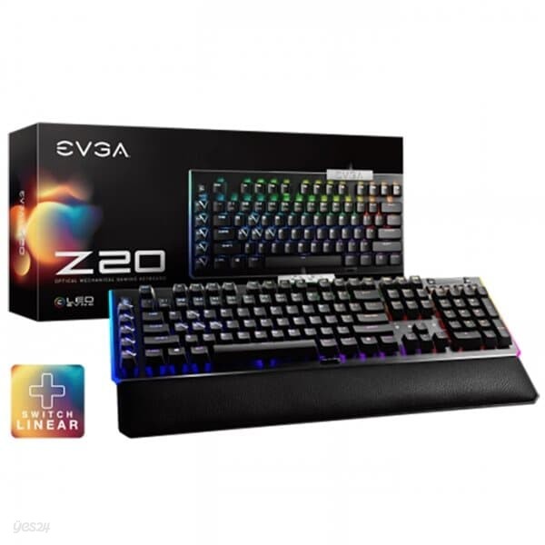 EVGA Z20 RGB 광축 게이밍 키보드 한글 (리니어)