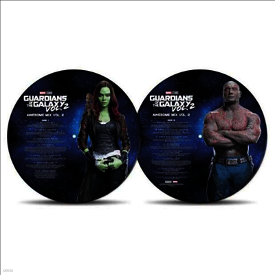 O.S.T. — Guardians Of The Galaxy Vol. 2 (가디언즈 오브 갤럭시 2) 앨범 커버