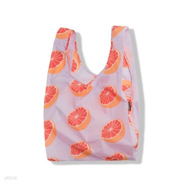 [바쿠백] 휴대용 장바구니 접이식 시장가방 Grapefruit