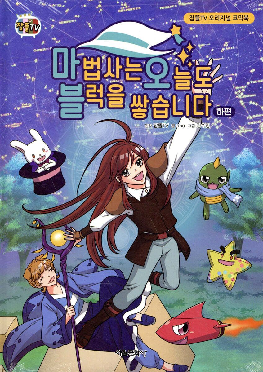 잠뜰TV 오리지널 코믹북 마법사는 오늘도 블럭을 쌓습니다 하편