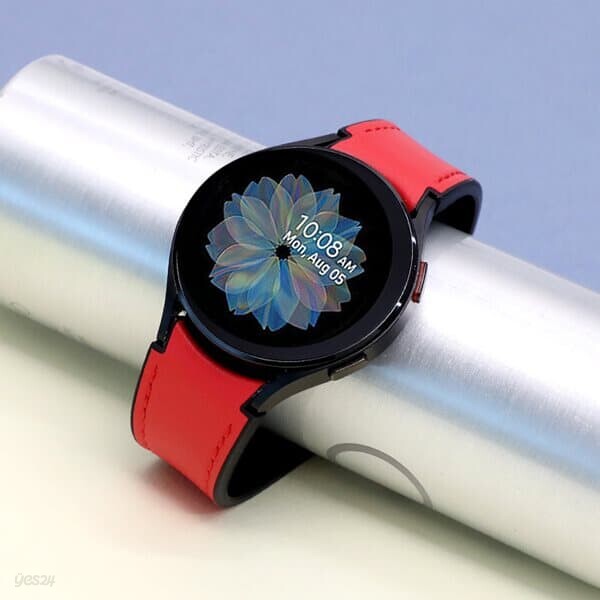 발렌티노루디 VRG110-RD 갤럭시워치 4 스포츠 가죽 실리콘 혼합밴드 스트랩 20mm