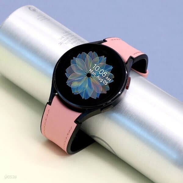 발렌티노루디 VRG110-PK 갤럭시워치 4 스포츠 가죽 실리콘 혼합밴드 스트랩 20mm