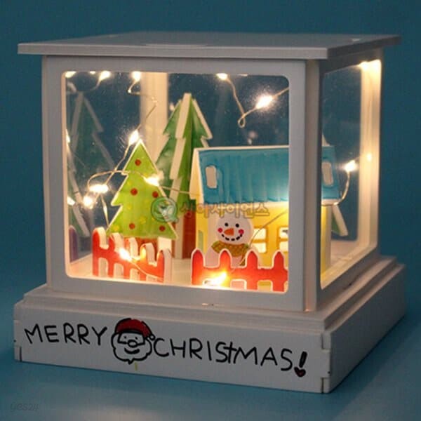 SA 겨울풍경 크리스마스 조명등(LED형)(1인용 포장) 과학DIY 만들기키트
