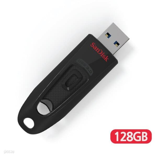 [샌디스크] USB메모리 SDCZ-48 (USB3.0슬라이드128GB블랙)