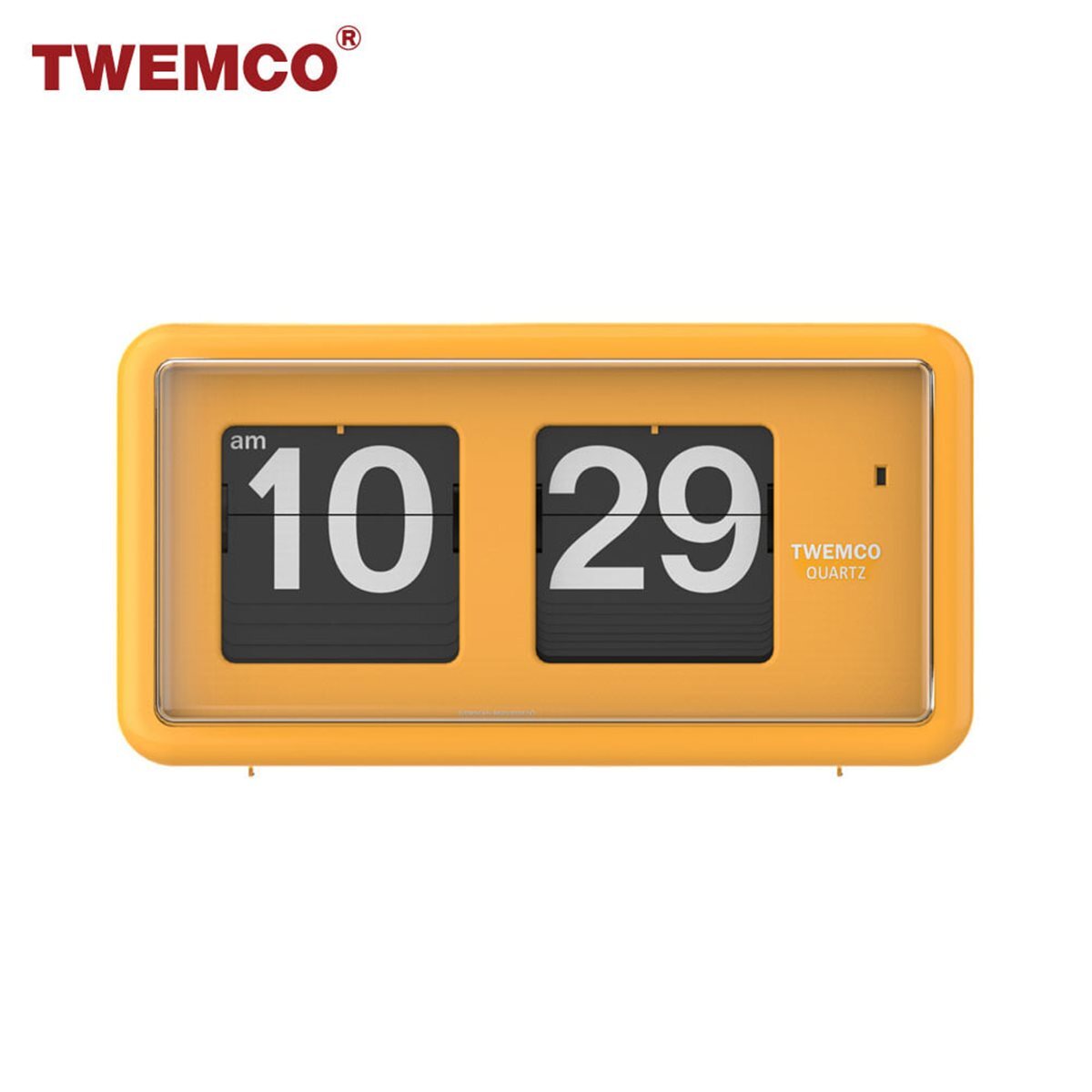 트웸코 QT-30 (옐로우) 플립 탁상시계 벽시계 겸용