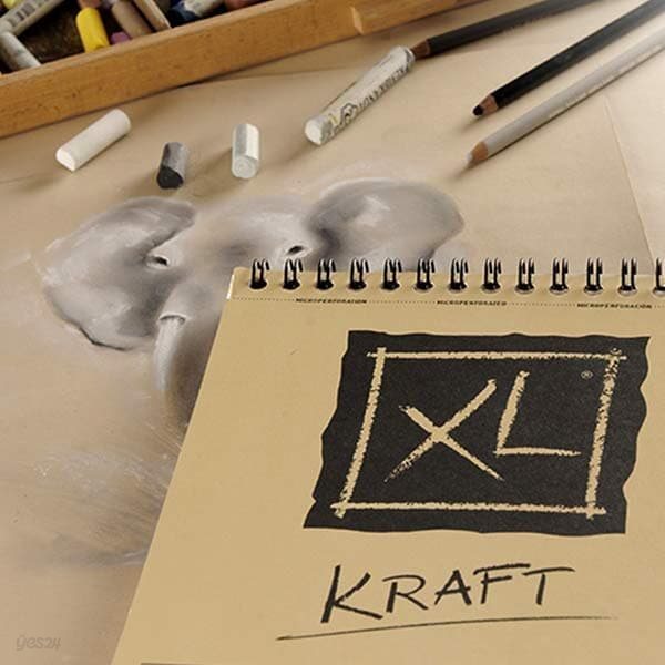 [캔손] XL 크라프트(KRAFT) 스케치북 A5