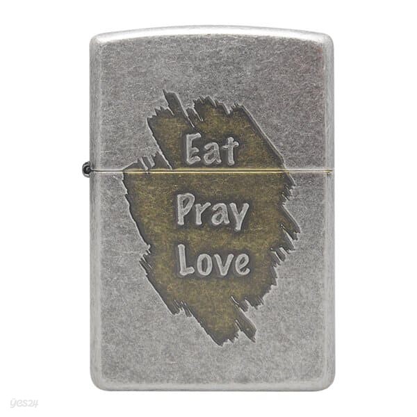 ZIPPO 라이터 레터링 Eat Pray Love