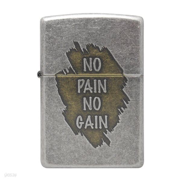 ZIPPO 라이터 레터링 No Pain No Gain