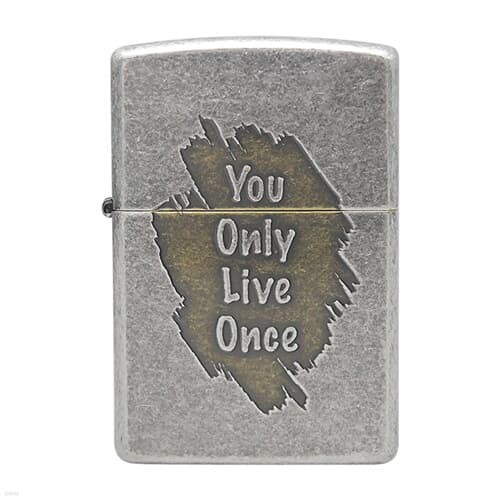ZIPPO 라이터 레터링 You Only Live Once