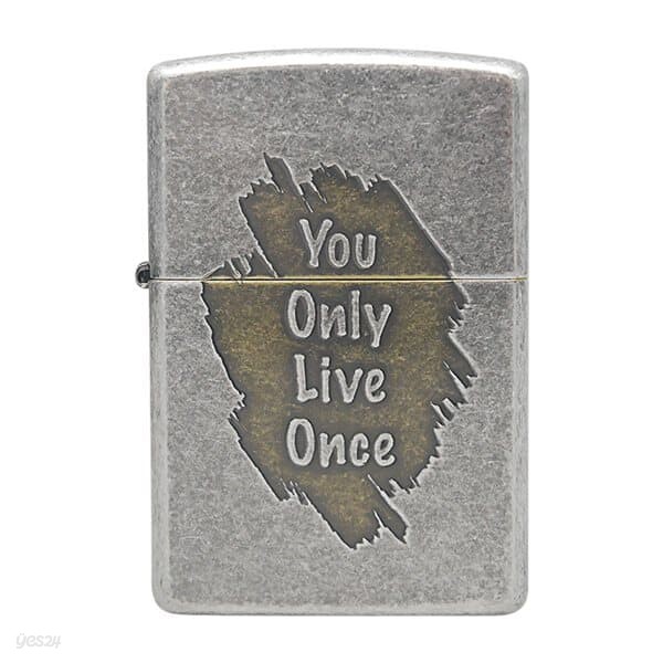 ZIPPO 라이터 레터링 You Only Live Once