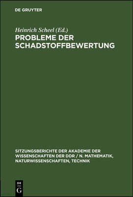 Probleme Der Schadstoffbewertung