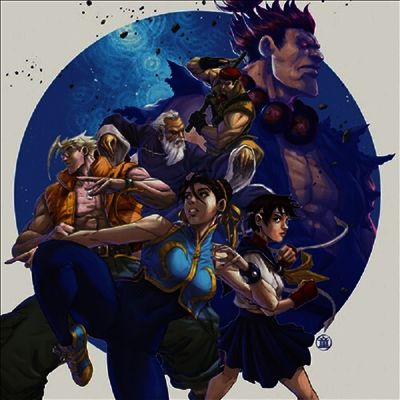 O.S.T. — Capcom Sound Team : Street Fighter Alpha 2 (스트리트 파이터 알파 2) (Original Game Soundtrack) 앨범 커버