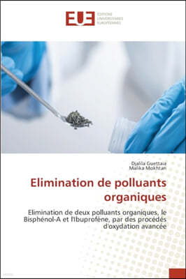 Elimination de polluants organiques