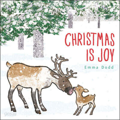 Christmas Is Joy Padded Board Book: (A Heartwarming Holiday Story Featuring Parent & Child Reindeer for Babies and Toddlers - Perfect Stocking Stuffer