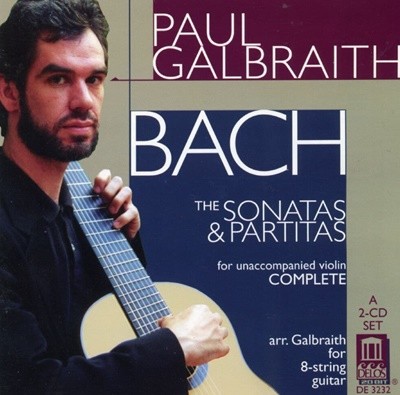 폴 갤브레이스 - Paul Galbraith - Bach The Sonatas & Partitas 2Cds [U.S발매]