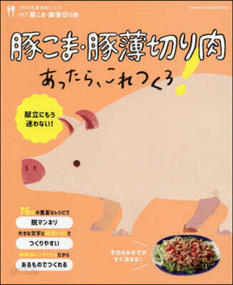 豚こま.豚薄切り肉あったら,これつくろ!