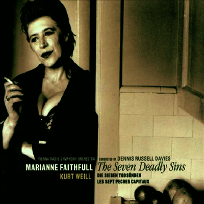 Marianne Faithfull — 쿠르트 바일: 일곱개의 죄악 (Kurt Weill: The Seven Deadly Sins) - Marianne Faithfull 앨범 커버