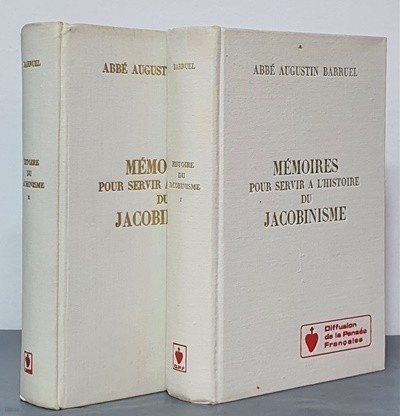 MEMOIRES POUR SERVIR A L‘HISTOIRE DU JACOBINISME Ⅰ,Ⅱ(전2권)-프랑스어