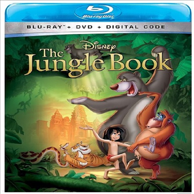 Jungle Book (1967) (ۺ)(ѱ۹ڸ)(Blu-ray+DVD)