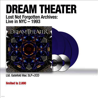 Dream Theater — Lost Not Forgotten Archives: Live In NYC - 1993 앨범 커버