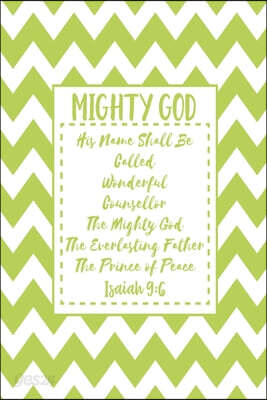 His Name Shall Be Called Wonderful, Counsellor, the Mighty God, the Everlasting Father, the Prince of Peace.: Names of Jesus Bible Verse Quote Cover C