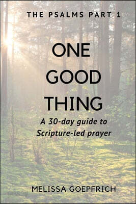 One Good Thing: A 30 day guide to Scripture led prayer: The Psalms - Part 1