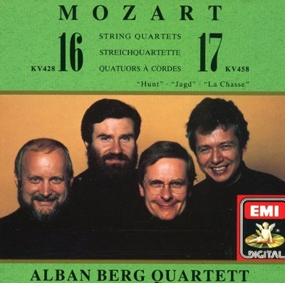 알반 베르크 4중주단 - Alban Berg Quartett ? Mozart String Quartets No.16 Kv.428 [U.K발매]
