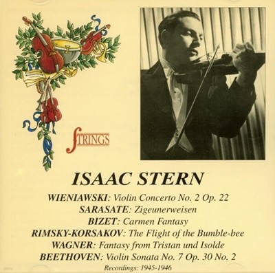 ISAAC STERN  : Carmen Fantasy , Zigeonerweisen  violin ORIGINAL RECORDINGS: 1945-1946 