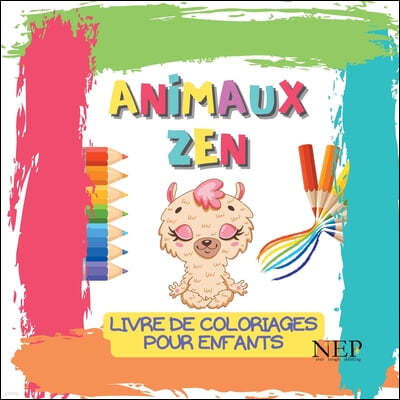 Animaux Zen: Coloriages pour enfants